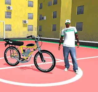 Jogo de bike para dar vários graus com seus amigos