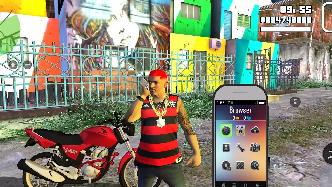 o melhor jogo de moto de grau na favela brasileira Para celular